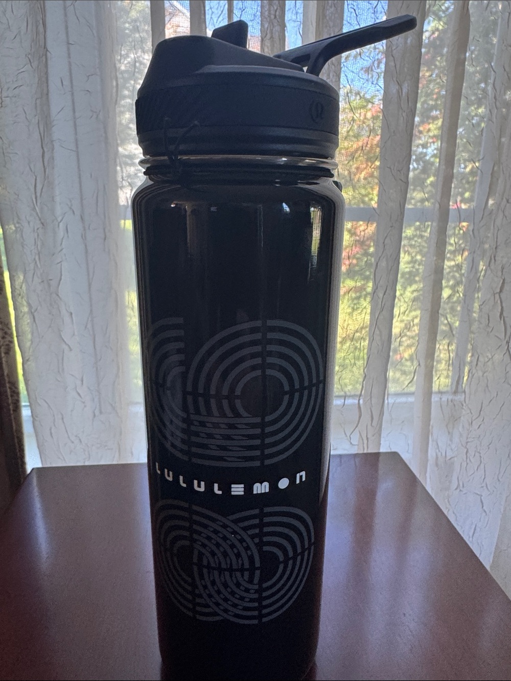Lululemon Back to Life Sport Bottle 24oz Straw Lid – Black – NWT